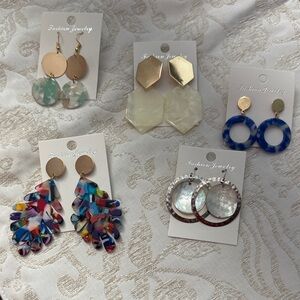 Colorful Fashion Jewelry Earring Set